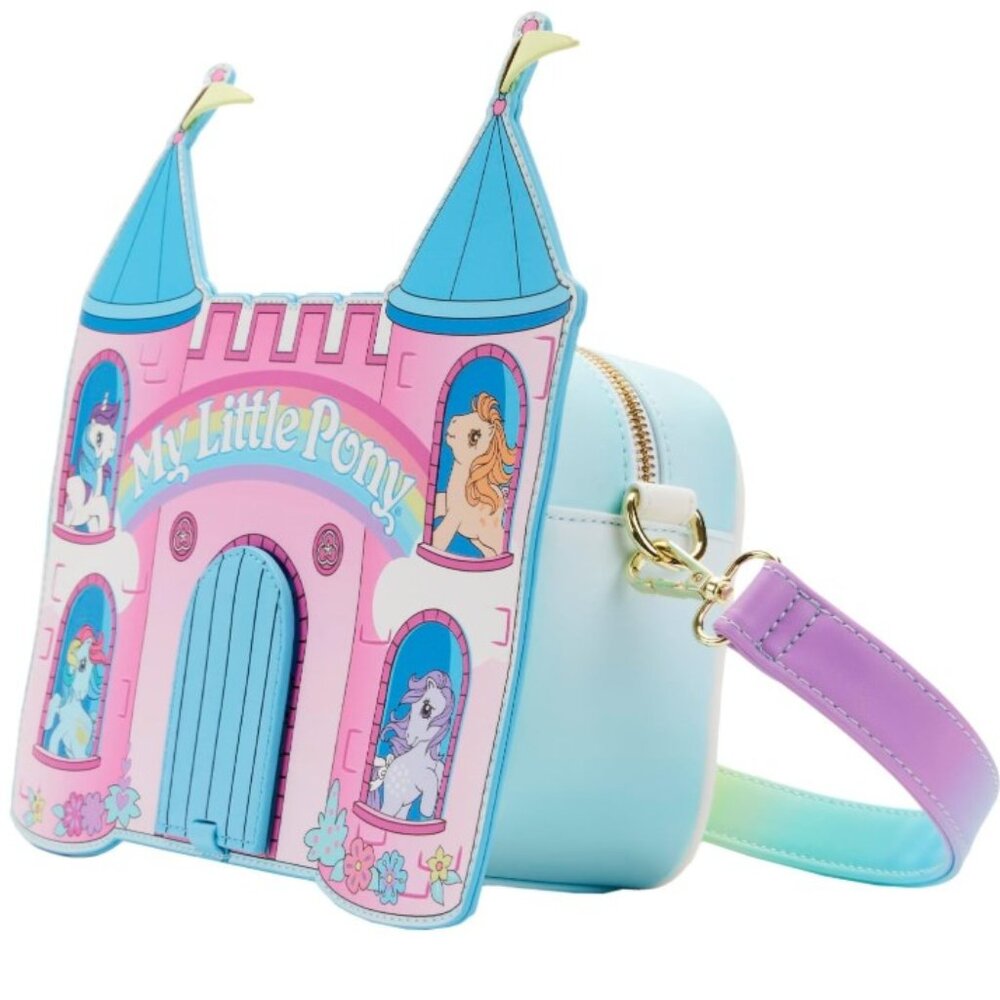 Loungefly Hasbro My Little Pony Castle Cross Body Bag ~NWT - Picture 4 of 9